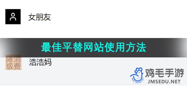 最佳平替网站使用方法介绍