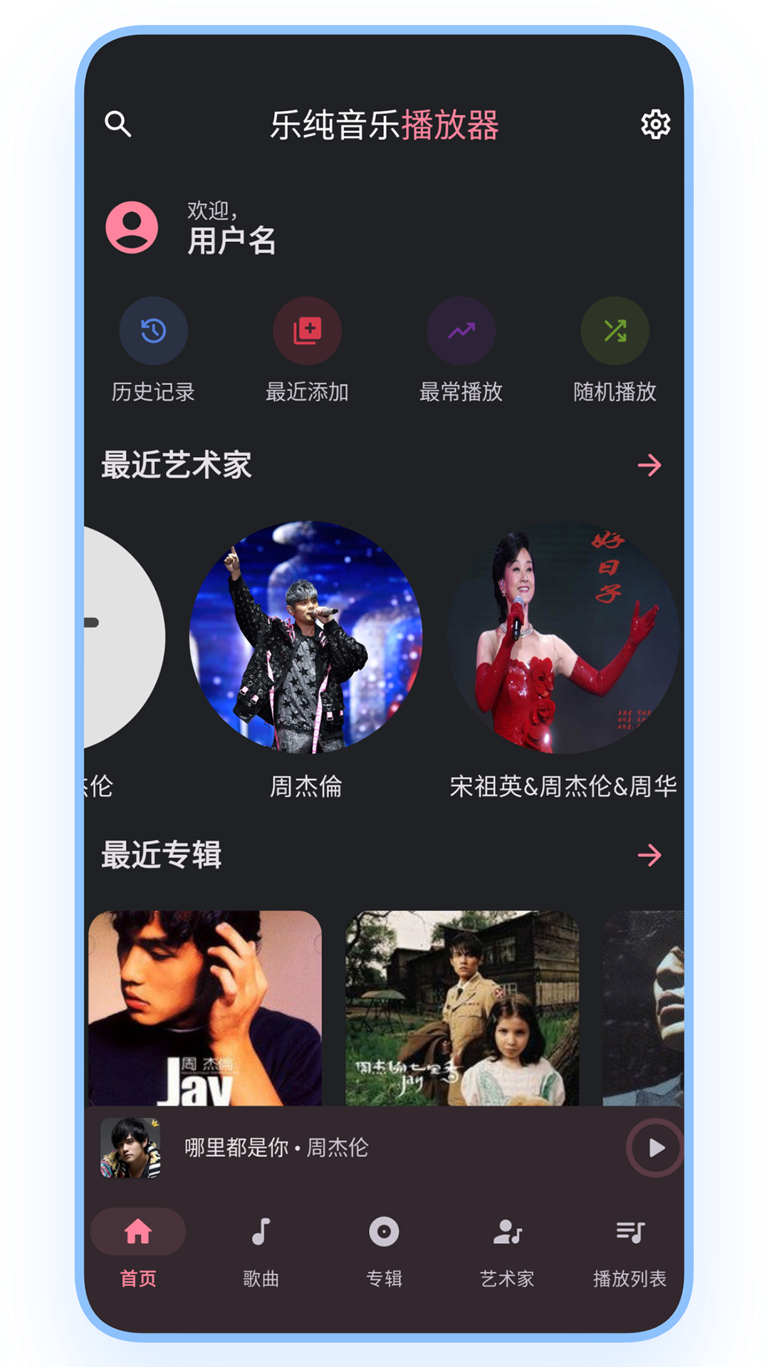 乐纯音乐播放器截图