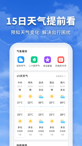 万能实况天气通截图