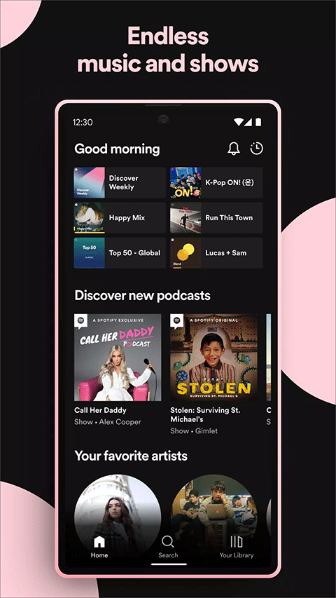 Spotify免登录版截图