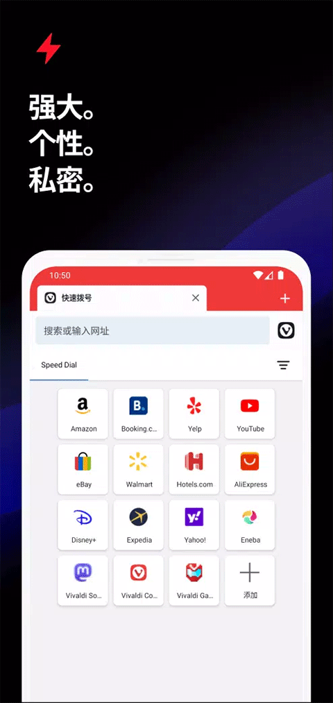 Vivaldi浏览器中文版截图