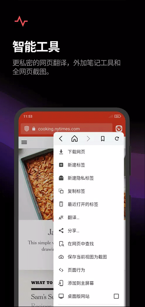 Vivaldi浏览器免登录版截图